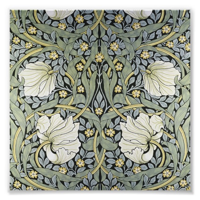 William Morris - Pimpernel Mönster Design Fototryck (Framsidan)
