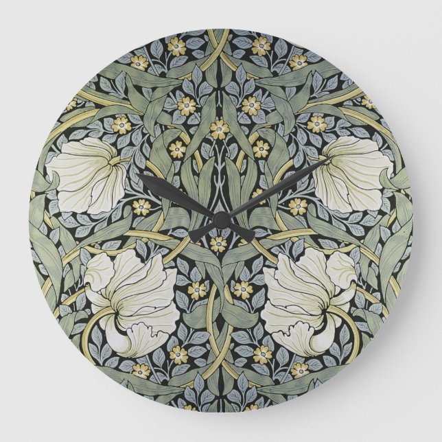 William Morris - Pimpernel Mönster Design Stor Klocka (Framsida)
