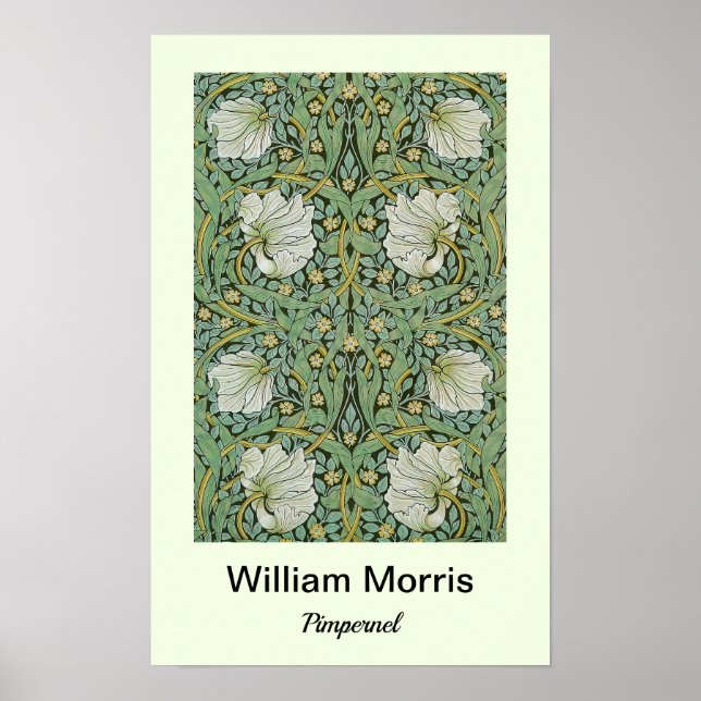 William Morris - Pimpernel Poster (Framsidan)
