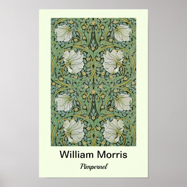 William Morris - Pimpernel Poster (Framsidan)