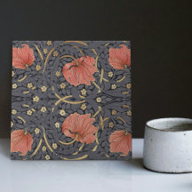 William Morris Pimpernel Seamless Mönster