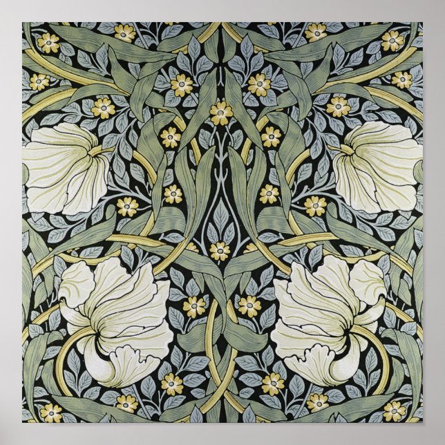 William Morris - Pimpernel Tapet Design Poster (Framsidan)