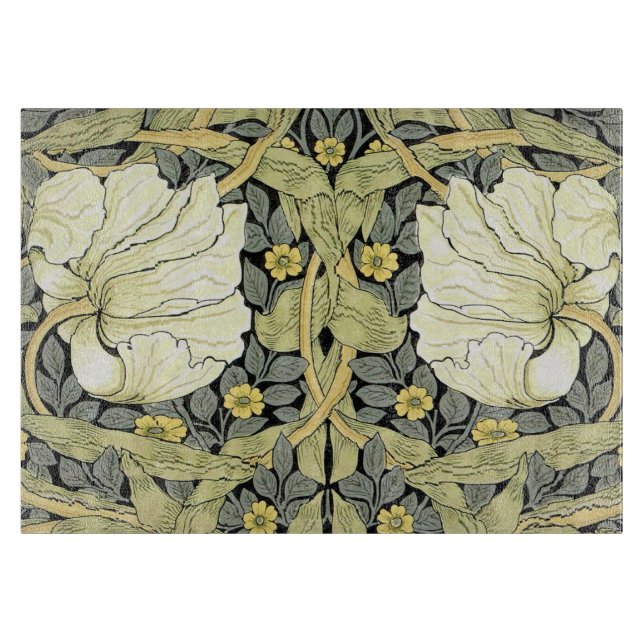 William Morris Pimpernel Tulpaner Botanisk Konst (Framsidan)