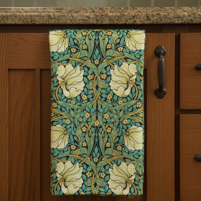 William Morris Pimpernel Uppdrag Stil Kökshandduk (Skapare uppladdad)