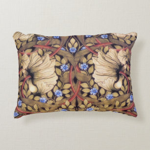 William Morris Pimpernel Vintage Blommigt Prydnadskudde