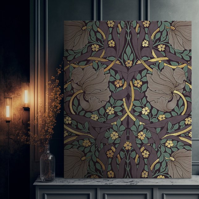 William Morris Pimpernel Vintage Mönster Canvas Pr (Skapare uppladdad)