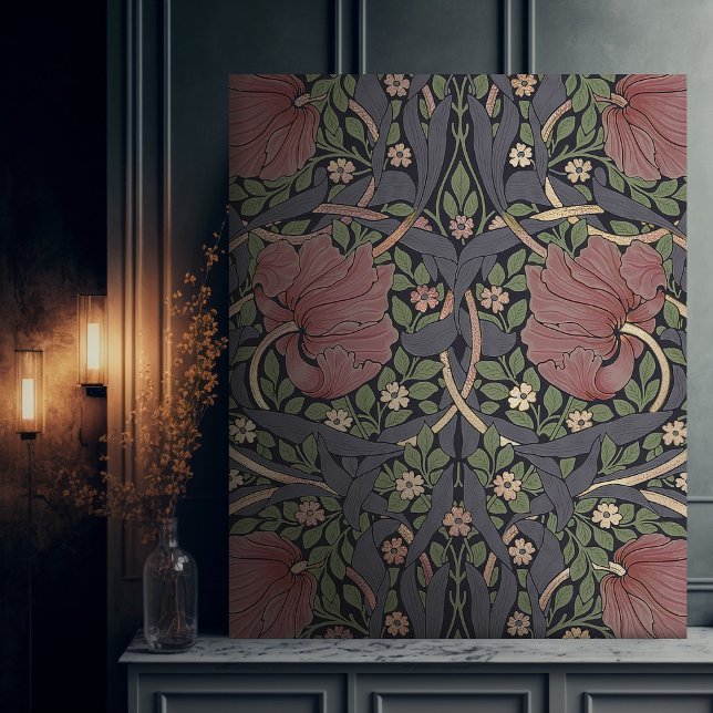 William Morris Pimpernel Vintage Mönster Canvas Pr (Skapare uppladdad)