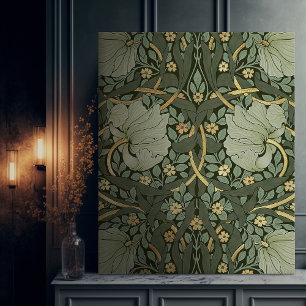 William Morris Pimpernel Vintage Mönster Canvas Pr
