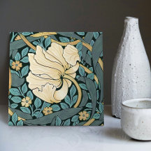 William Morris Pimpernel Vintage Mönster Ceramic T