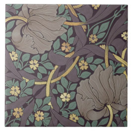 William Morris Pimpernel Vintage Mönster Ceramic T Kakelplatta
