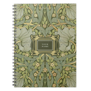 William Morris Pimpernel Vintage Mönster Notebook Anteckningsbok