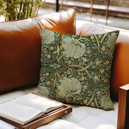 William Morris Pimpernel Vintage Mönster Throw Pil Kudde