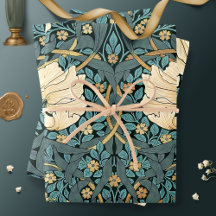 William Morris Pimpernel Vintage Mönster Wrapping