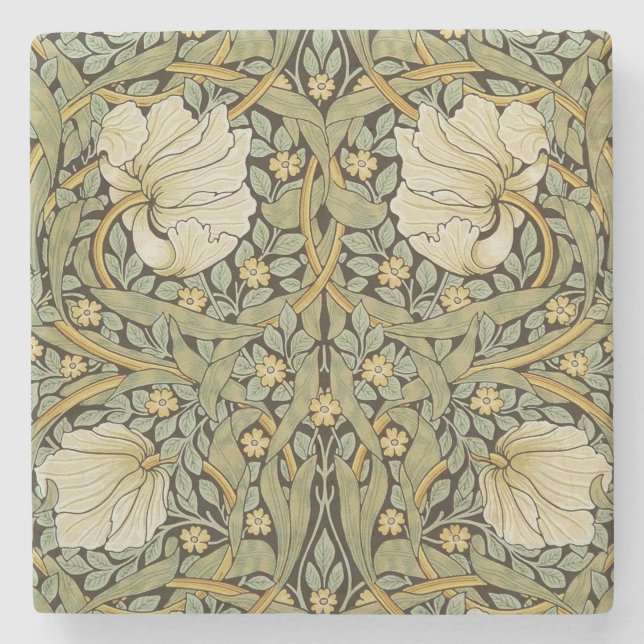 William Morris Pimpernel Vintage Pre-Raphaelite Stenunderlägg (Framsidan)