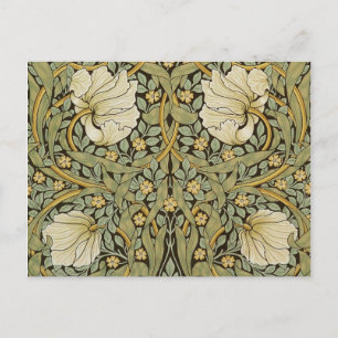 William Morris Pimpernel Vintage Pre-Raphaelite Vykort