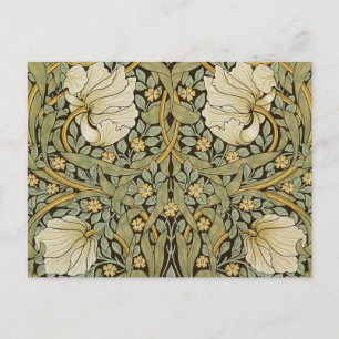 William Morris Pimpernel Vintage Pre-Raphaelite Vykort