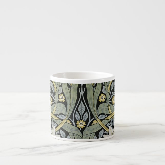 William Morris - Pimperneltapetdesign Espressomugg (Framsidan)