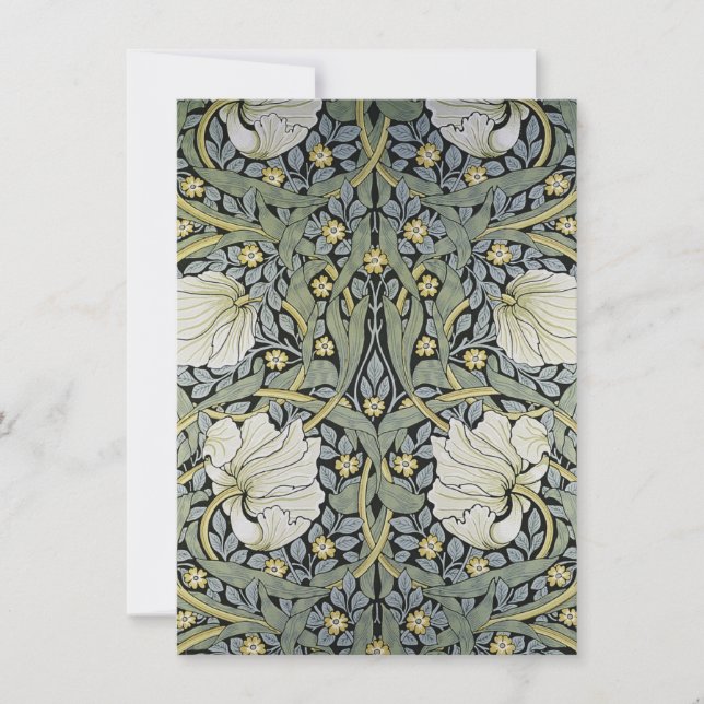 William Morris - Pimperneltapetdesign Tack Kort (Framsida)