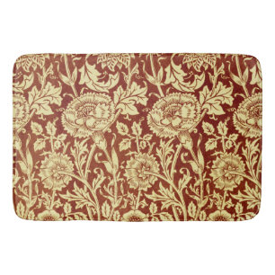 William Morris Pinks Red and White Badrumsmatta