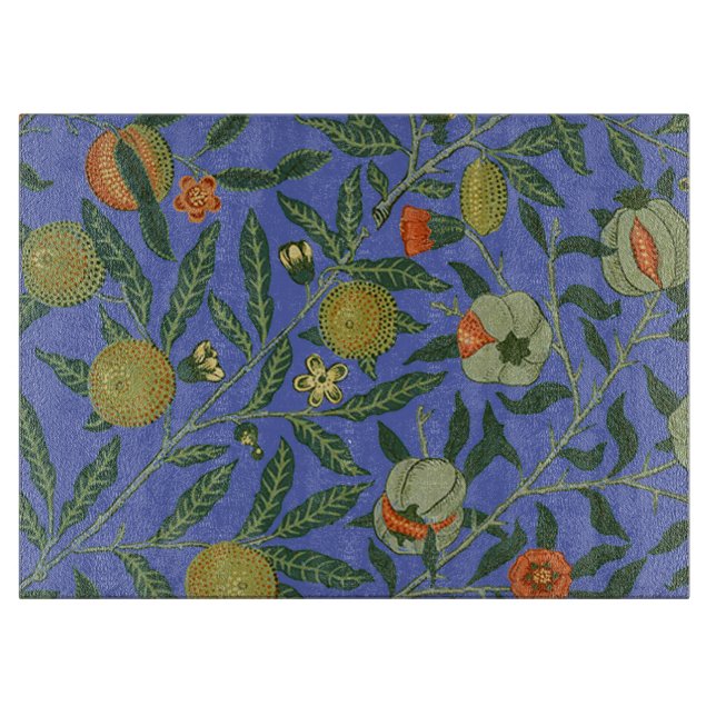 William Morris Pomegranate Blue Colorful Tapet (Framsidan)