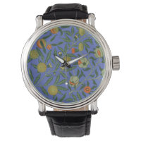 William Morris Pomegranate Blue Colorful Tapet