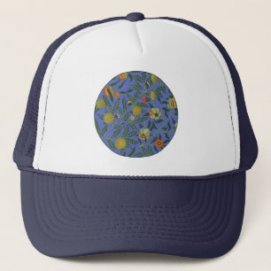 William Morris Pomegranate Blue Colorful Tapet Keps
