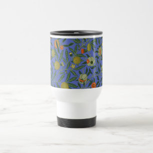 William Morris Pomegranate Blue Colorful Tapet Resemugg