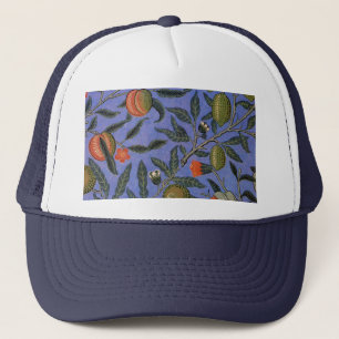 William Morris Pomegranate Blue Colorful Tapet Truckerkeps