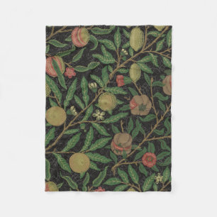 William Morris Pomegranate Classic Fruit Fleecefilt