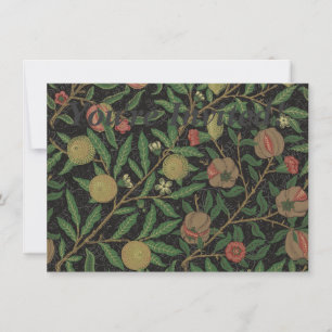 William Morris Pomegranate Classic Fruit Inbjudningar