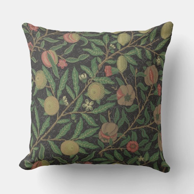 William Morris Pomegranate Classic Fruit Kudde (Framsida)
