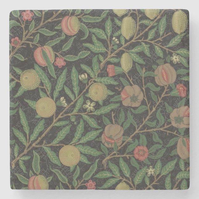 William Morris Pomegranate Classic Fruit Stenunderlägg (Framsidan)