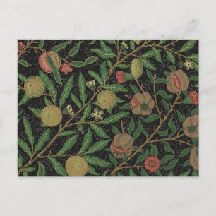 William Morris Pomegranate Classic Fruit Vykort