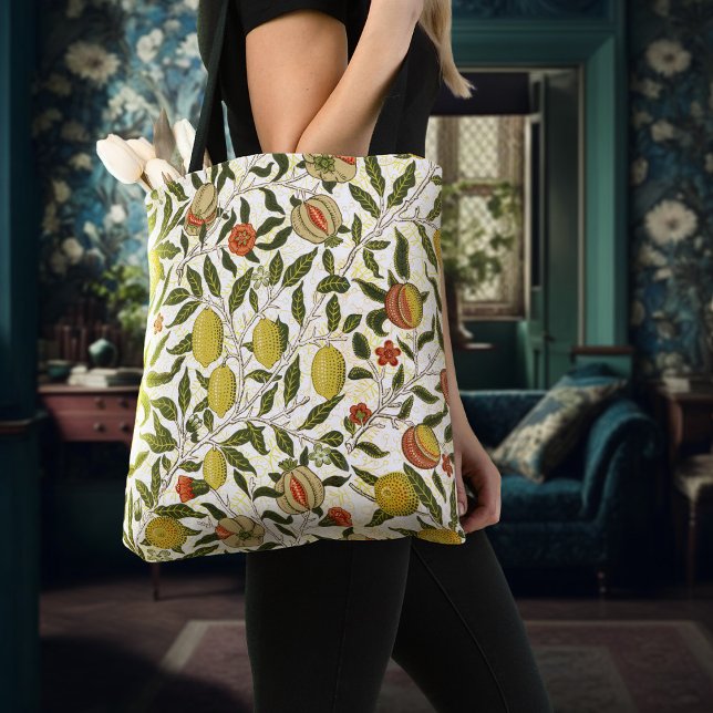 William Morris Pomegranate Lemons Gult Fruits Tygkasse (Skapare uppladdad)