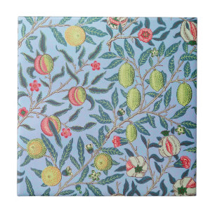 William Morris Pomegranate Pastel Fruit Mönster Kakelplatta