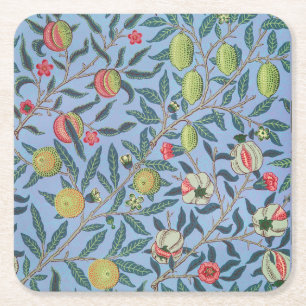 WILLIAM MORRIS "POMEGRANATE" SQUARE PAPPER UNDERL UNDERLÄGG PAPPER KVADRAT