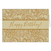 William Morris Poppy Blommigt Tapet