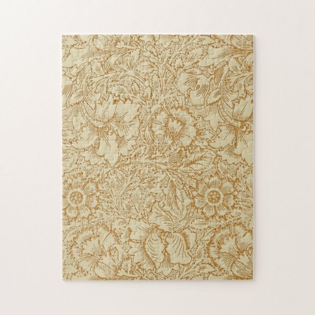 William Morris Poppy Blommigt Tapet Pussel (Vertikal)