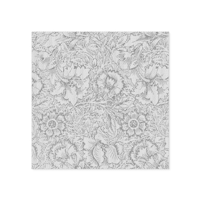 William Morris Poppy Classic Blommigt Grönt Stämpel (Tryck)