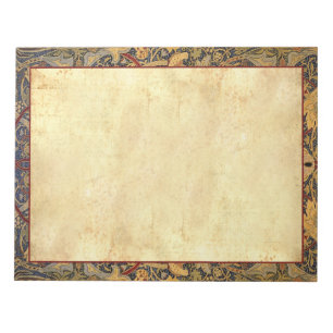 William Morris Pre-Raphaelite 11X8.5 i Antecknings Anteckningsblock