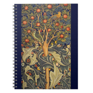 William Morris Pre-Raphaelite bärbar dator Anteckningsbok Med Spiral