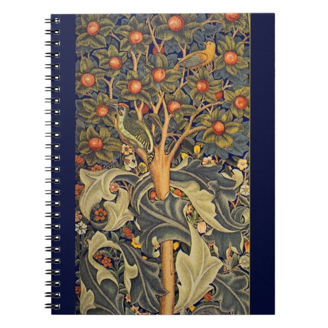 William Morris Pre-Raphaelite Notebook Anteckningsbok Med Spiral (Framsidan)