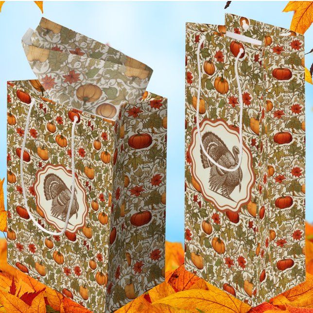William Morris Pumpa Vild Kalkon  (Classic William Morris design!)