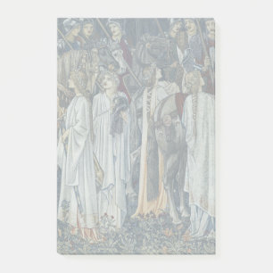 William Morris Quest for Heliga Grail:Shield Fores Post-it Block
