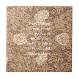 William Morris Quotation Kakelplatta