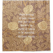 William Morris Quotation på romönster
