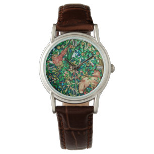 William Morris räv och PheasantTapestrytryck Armbandsur