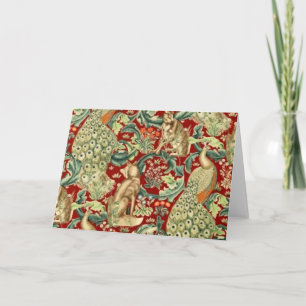 William Morris Red Mönster Forest Kort