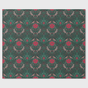 William Morris Ren Jul Damast Presentpapper