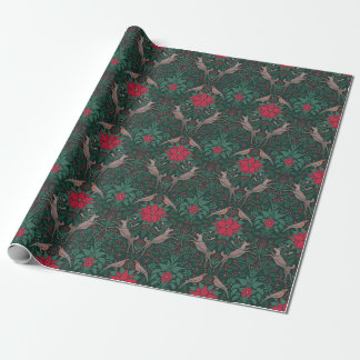 William Morris Ren Jul Damast Presentpapper